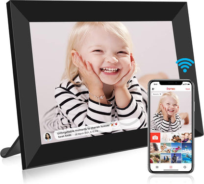 Cadre Photo Numérique Frameo WiFi 10.1 Pouces : Un écran tactile HD 1280x800, 32 Go de Stockage Intelligent !